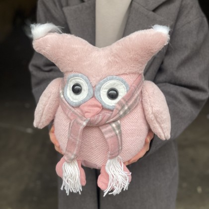 Мягкая игрушка Сова с шарфиком