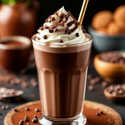 Молочный коктейль - шоколад