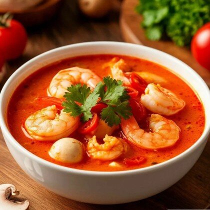 Том-ям с креветкой