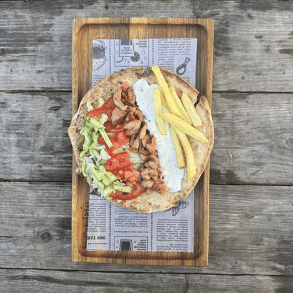 Пита с курочкой и фри