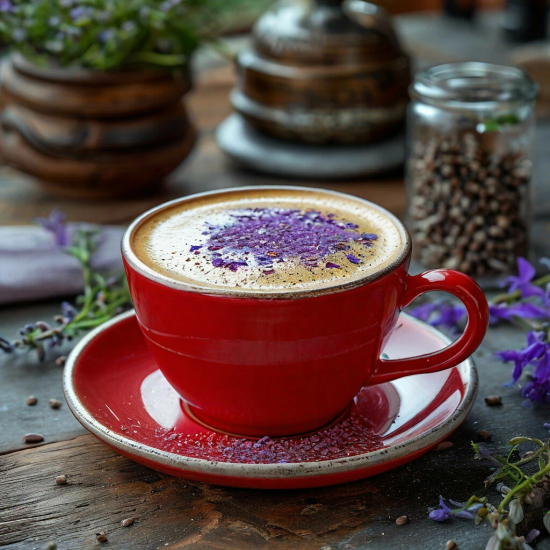 Лавандовый капучино