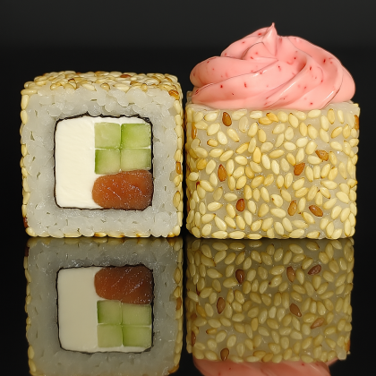 Запечённый с лососем