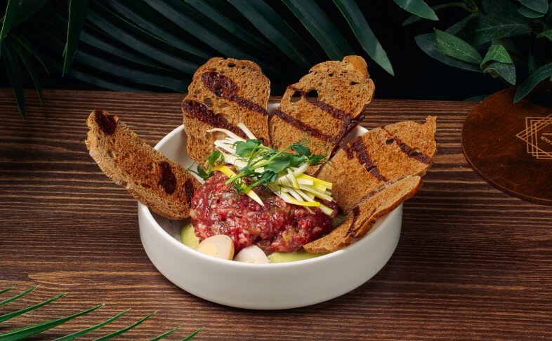 Тар Тар из мраморной говядины