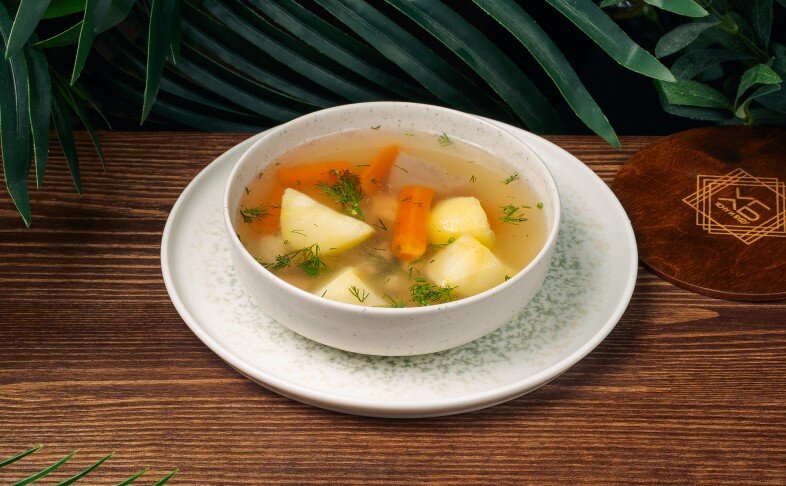 Уха из трех видов рыб