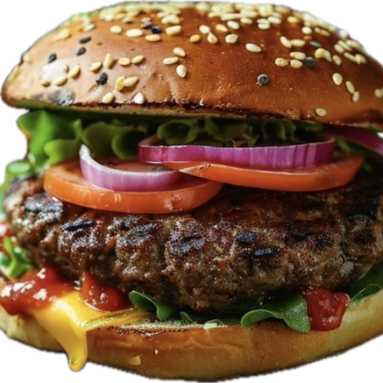 Мясной бургер