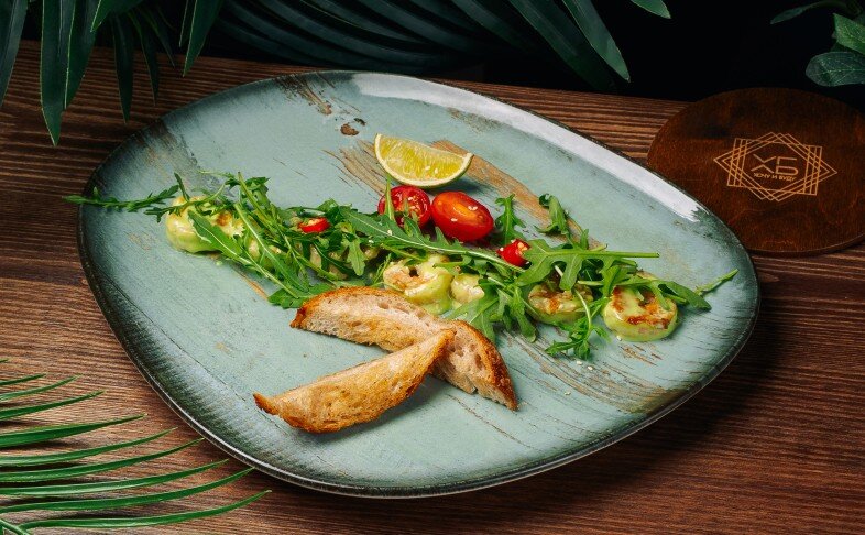 Креветки в соусе "Васаби"