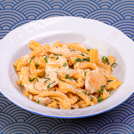 Паста с куриным филе
