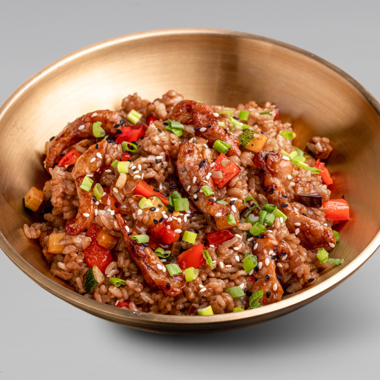 Вок Рис с курицей