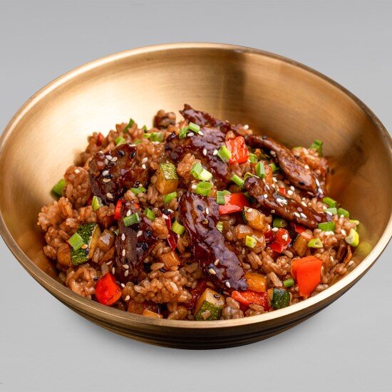 Вок Рис с говядиной