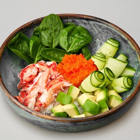 Поке боул с крабом