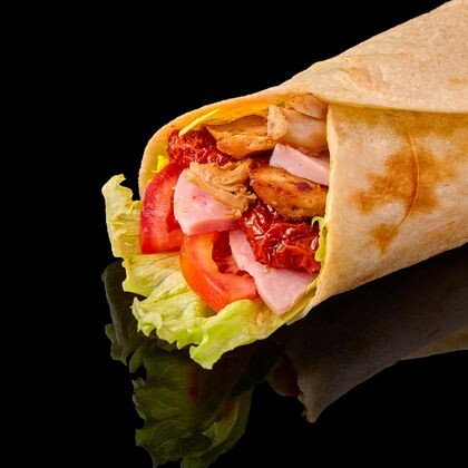 Шаурма с вялеными томатами