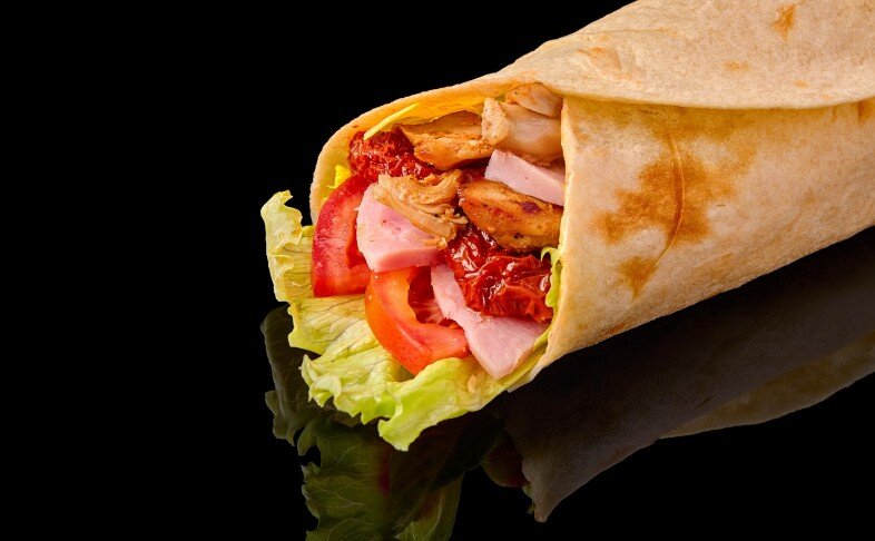 Шаурма с вялеными томатами