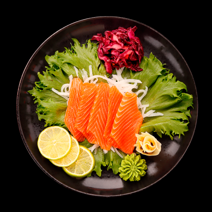 Сашими с лососем