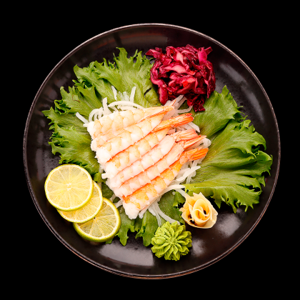 Сашими с креветкой