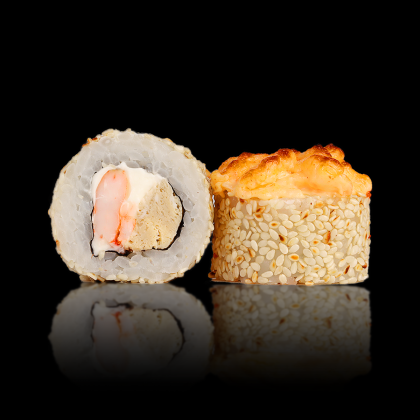 Запеченный ролл "Сырный танго" - 8 шт