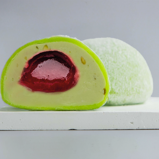 Моти фисташка-малина