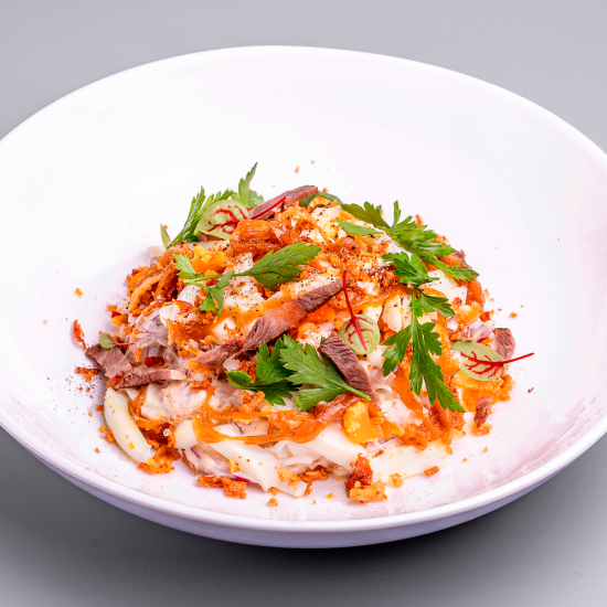 Салат с говядиной ланчжоу