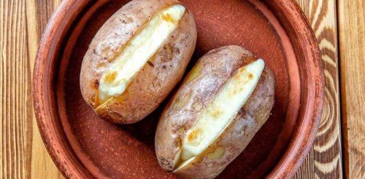 Картофель запеченный с сыром