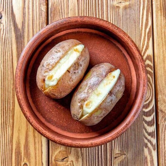 Картофель запеченный с сыром