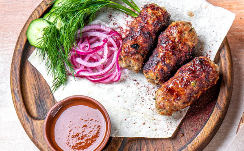 Кебаби из говядины и свинины