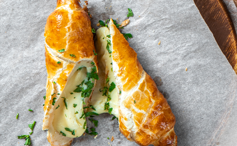 Хачапури с зеленью на мангале