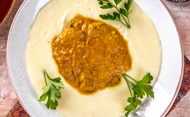 Ташмиджаб с говядиной в ореховом соусе