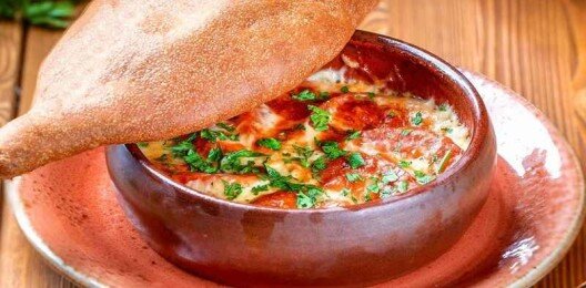 Жареные помидоры с сыром