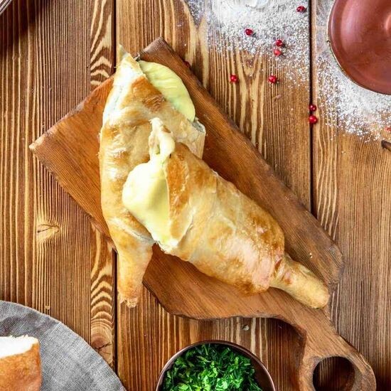 Хачапури с зеленью на мангале