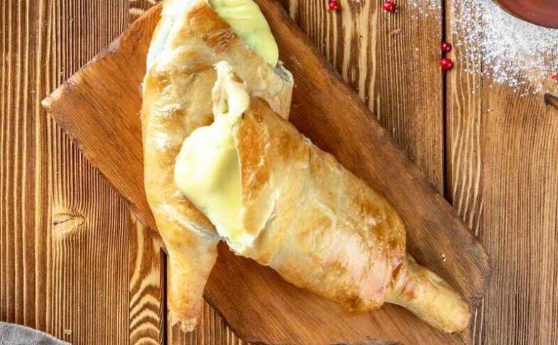 Хачапури с зеленью на мангале