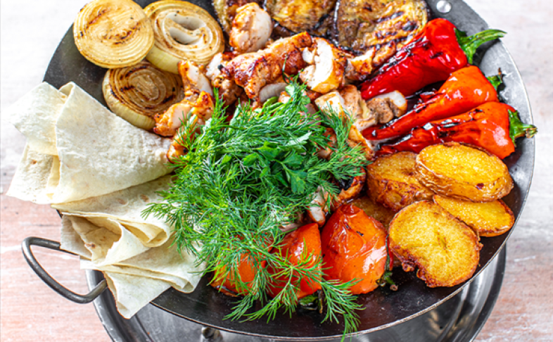 Садж с бараниной