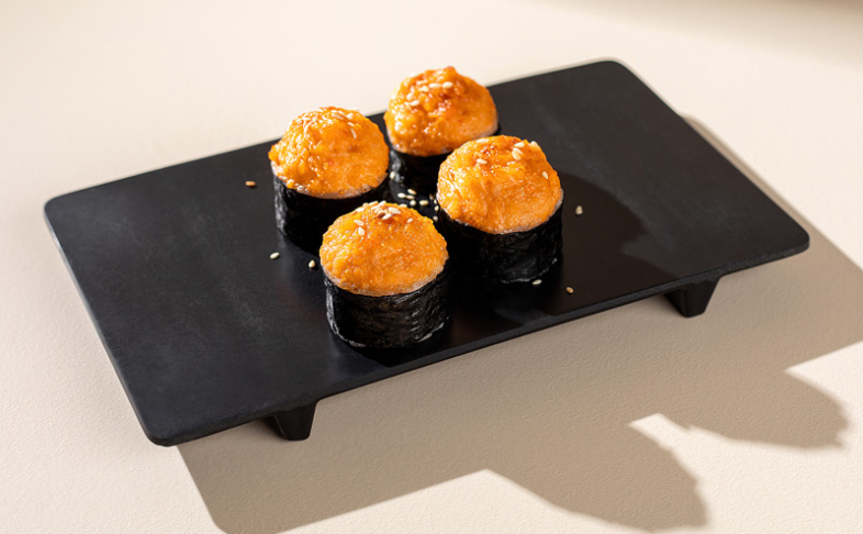 Ролл запеченый с креветкой (4 шт) 150г