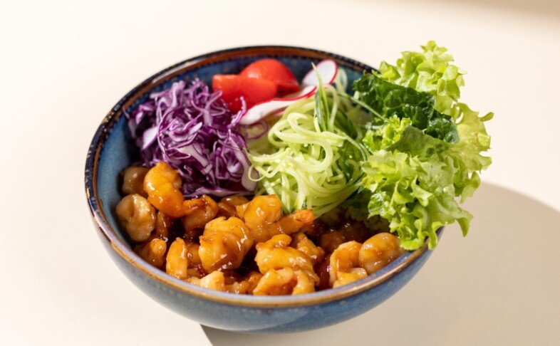 Креветки в чесночном соусе 300г