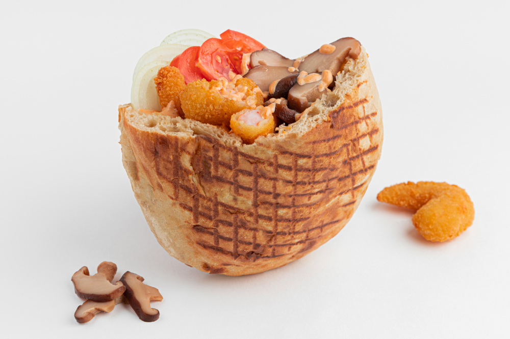 Шаверма Том Ям с креветкой