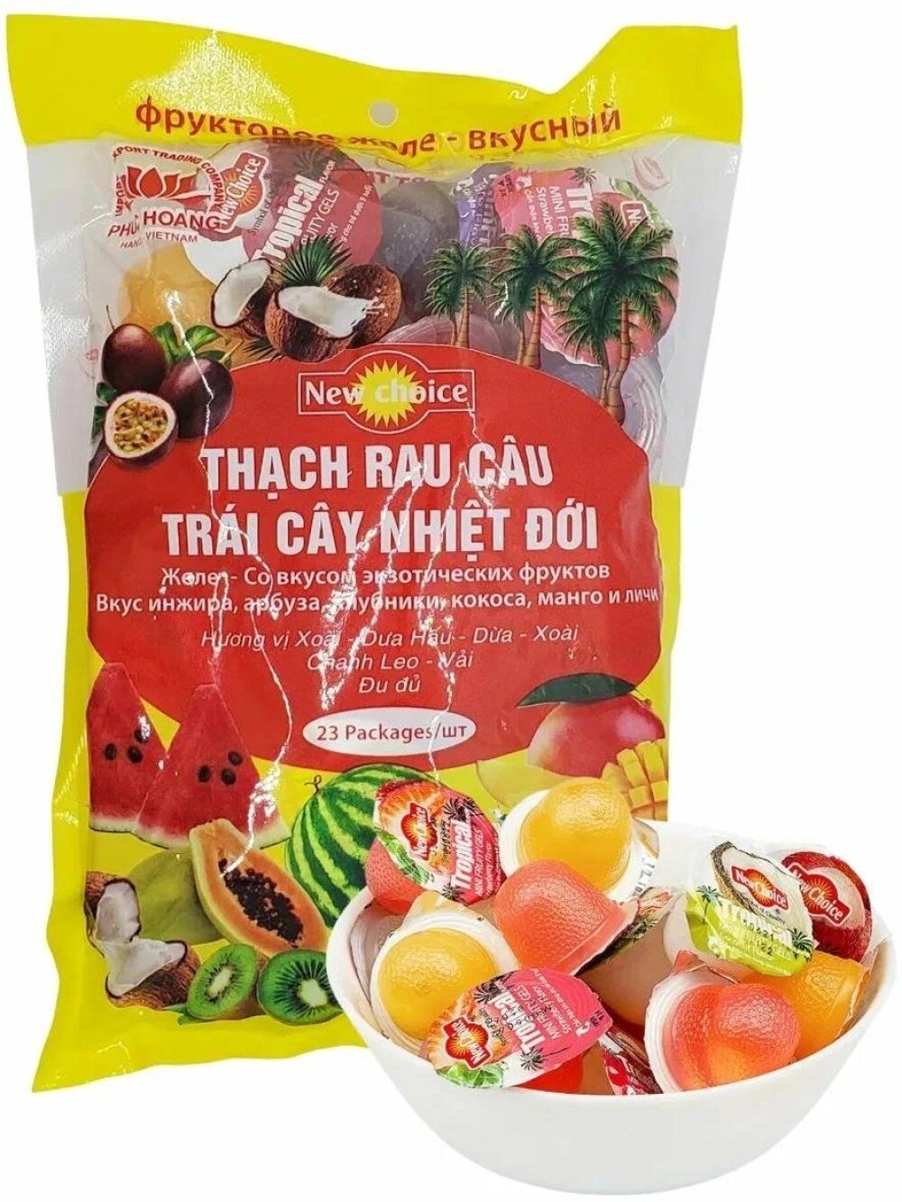 Желе в мини-стаканчиках