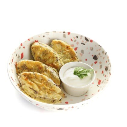 Лапунь с картофелем и грибами