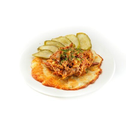 Строганоф на дранике