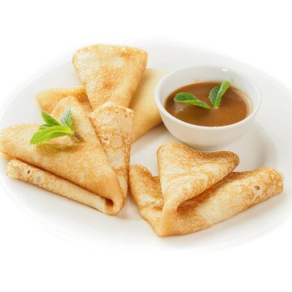 Блинчики с карамелью