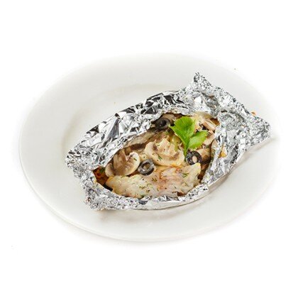 Треска запеченная в фольге