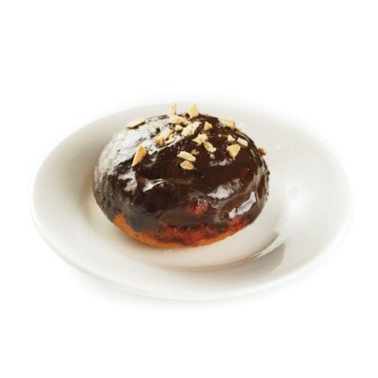 Пышечка с бананом и шоколадом