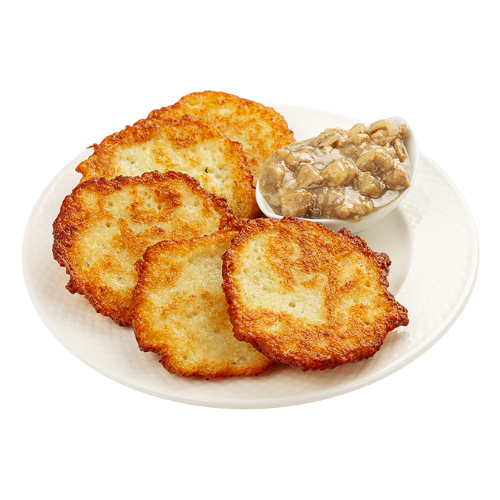 Мясная мачанка с дерунами
