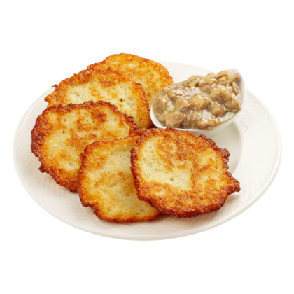 Мясная мачанка с драниками