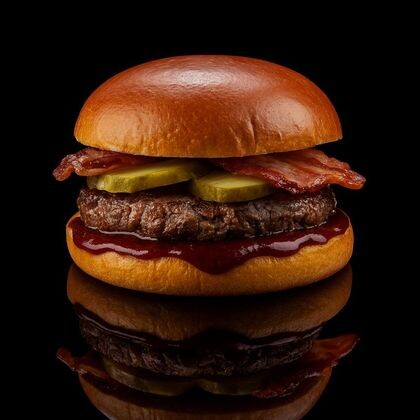 Бургер барбекю