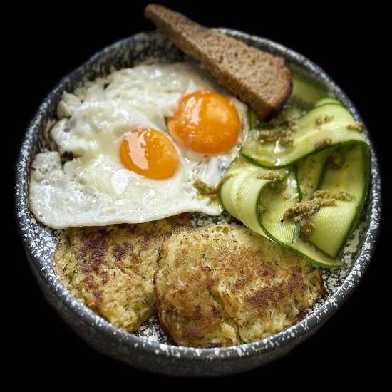 Яичница с драниками