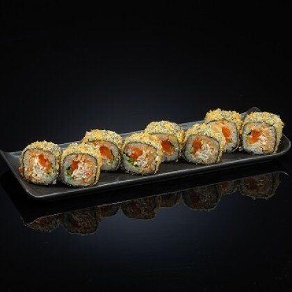 Ролл "Сяке кани фрай"