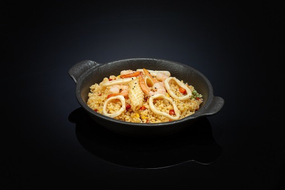 Рис с морепродуктами