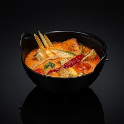 Суп "Том Ям с курицей" и рисом