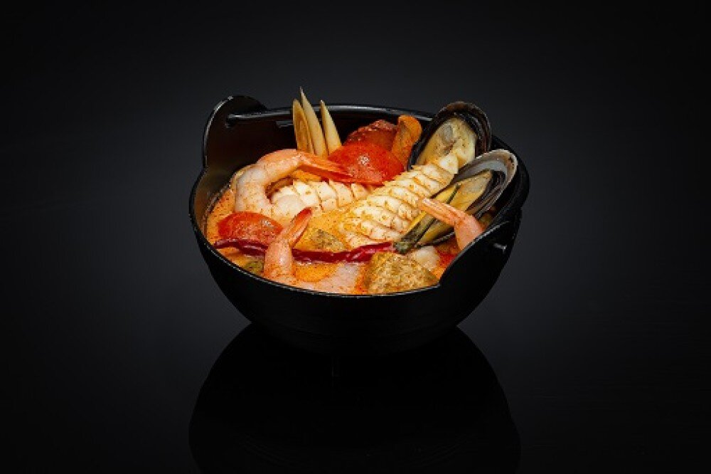 Суп "Том Ям" с рисом