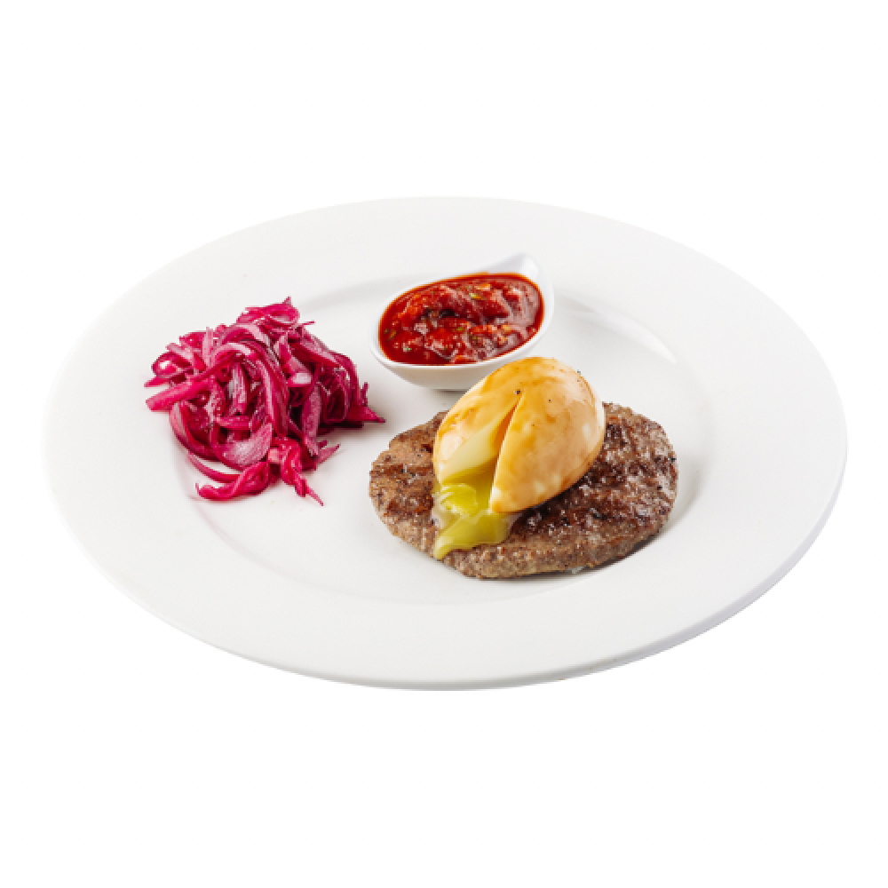 Смоленский бифштекс с копченым сыром