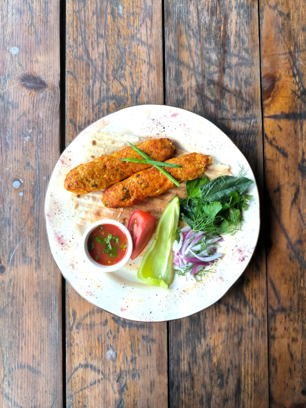 Люля куриный на мангале