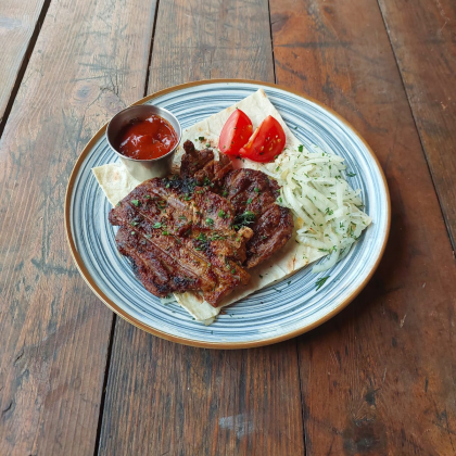 Стейк из свиной шеи